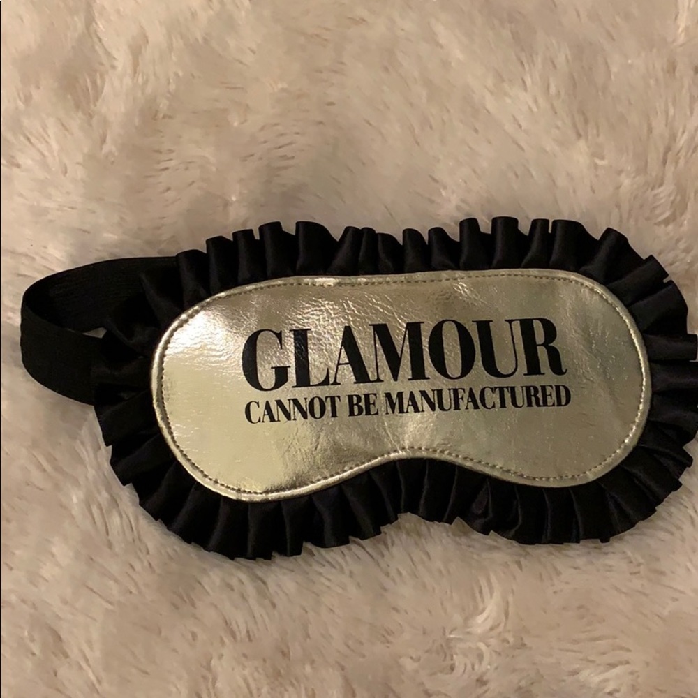 Sleep Mask: Gold and Soft Pink